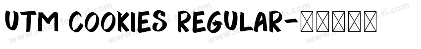 UTM Cookies Regular字体转换
